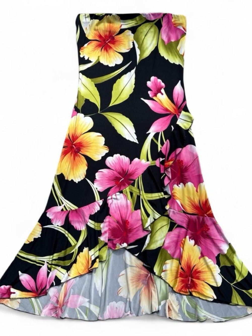 y2k Floral midi dress
